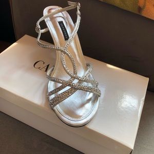 Caparros sandal metallic silver 9M